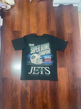 New Era New York Jets Super Bowl III '69 Champions Schedule Graphic T-Shirt